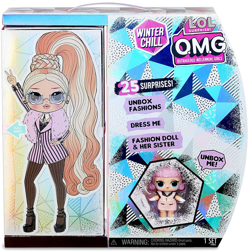 Набор LOL Surprise Кукла OMG Winter Chill Big Wig and Madame Queen 570264 заводская упаковка