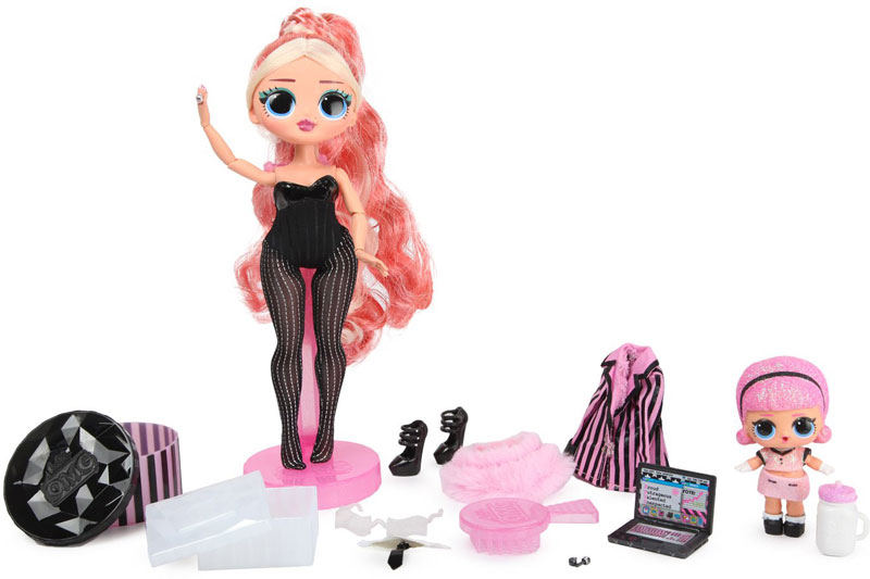 Набор LOL Surprise Кукла OMG Winter Chill Big Wig and Madame Queen 570264 комплектация