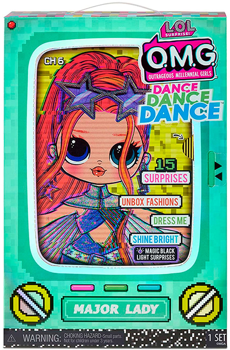 Кукла LOL Surprise OMG Dance Major Lady 117889 в заводской упаковке