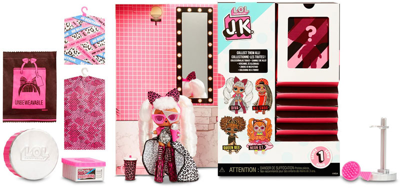 Кукла LOL Surprise OMG J.K. Diva 570752 в своей любимой гардеробной