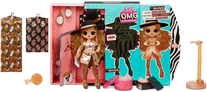 Кукла LOL Surprise OMG Doll Da Boss 567219 в своей любимой гардеробной
