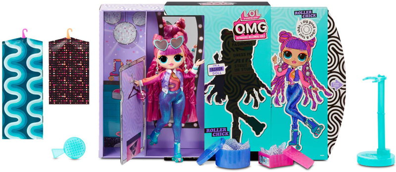 Кукла LOL Surprise OMG Roller Chik Fashion Doll 567196 в своей любимой гардеробной