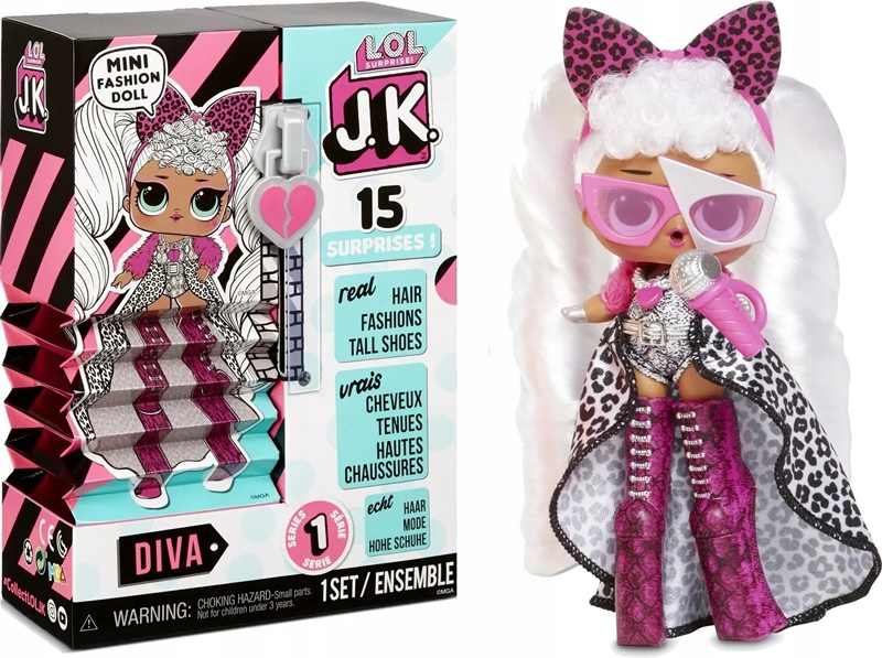 Кукла LOL Surprise OMG J.K. Diva 570752 в заводской упаковке