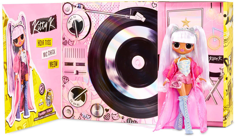 Кукла LOL Surprise OMG Remix Kitty K 567240 упаковка проигрыватель